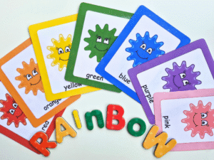 Smiley Color Flashcards - FunPreK